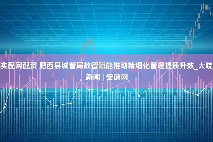 实配网配资 肥西县城管局数智赋能推动精细化管理提质升效_大皖新闻 | 安徽网