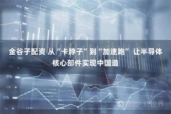 金谷子配资 从“卡脖子”到“加速跑” 让半导体核心部件实现中国造